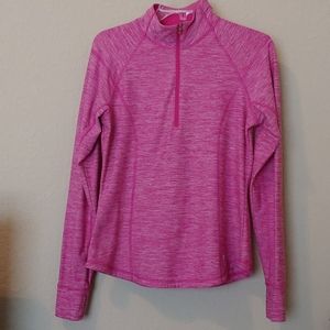 Pink, Old Navy Active 1/4 zip top, size M
